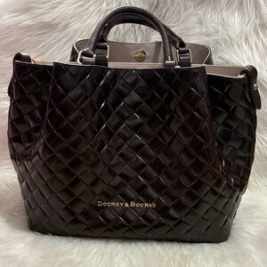 Dooney & Bourke Espresso Woven Tote